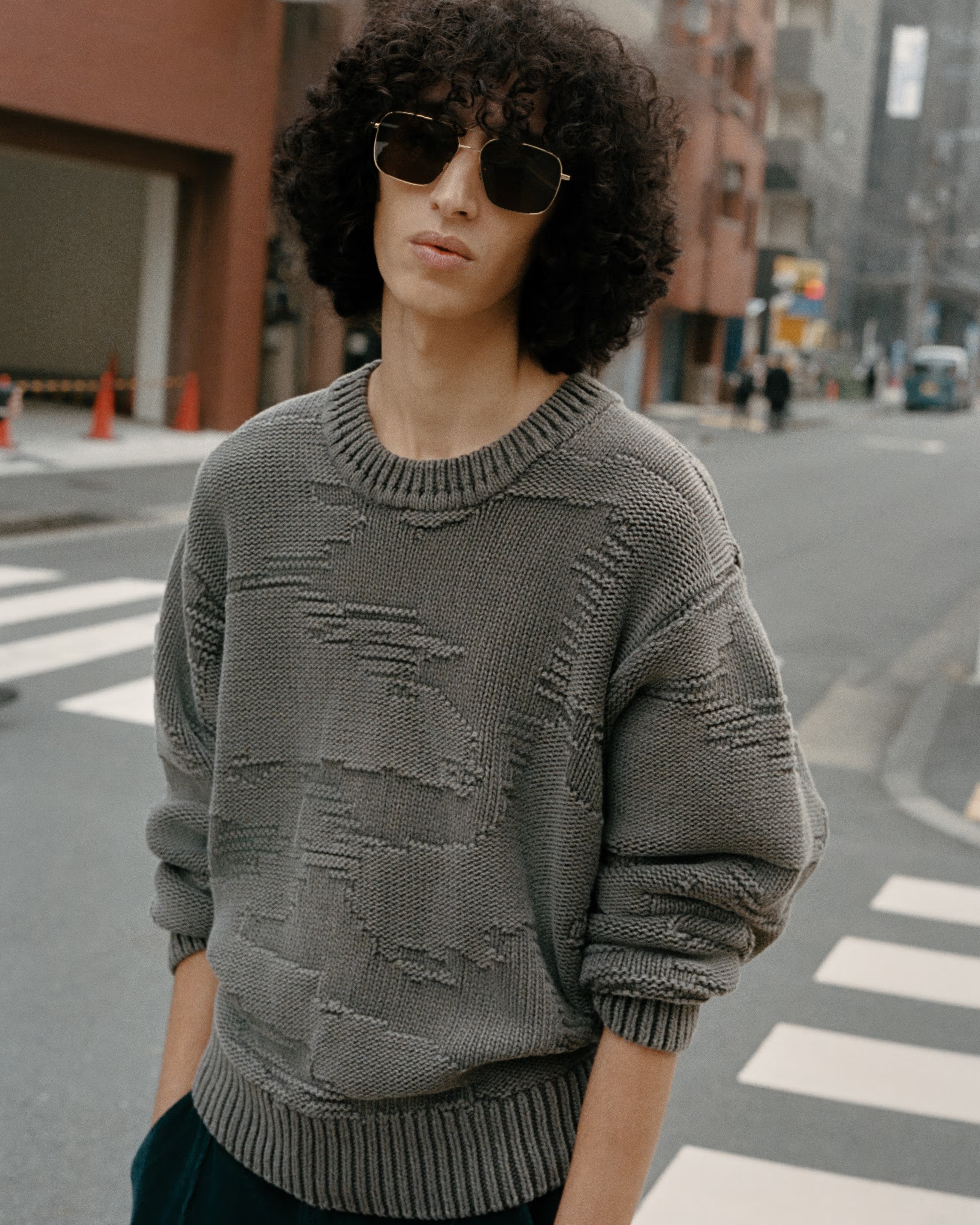 Pino Crewneck Knit - Dk Brown