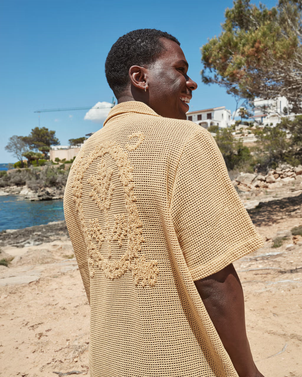 Cuba Crochet Shirt - Terra