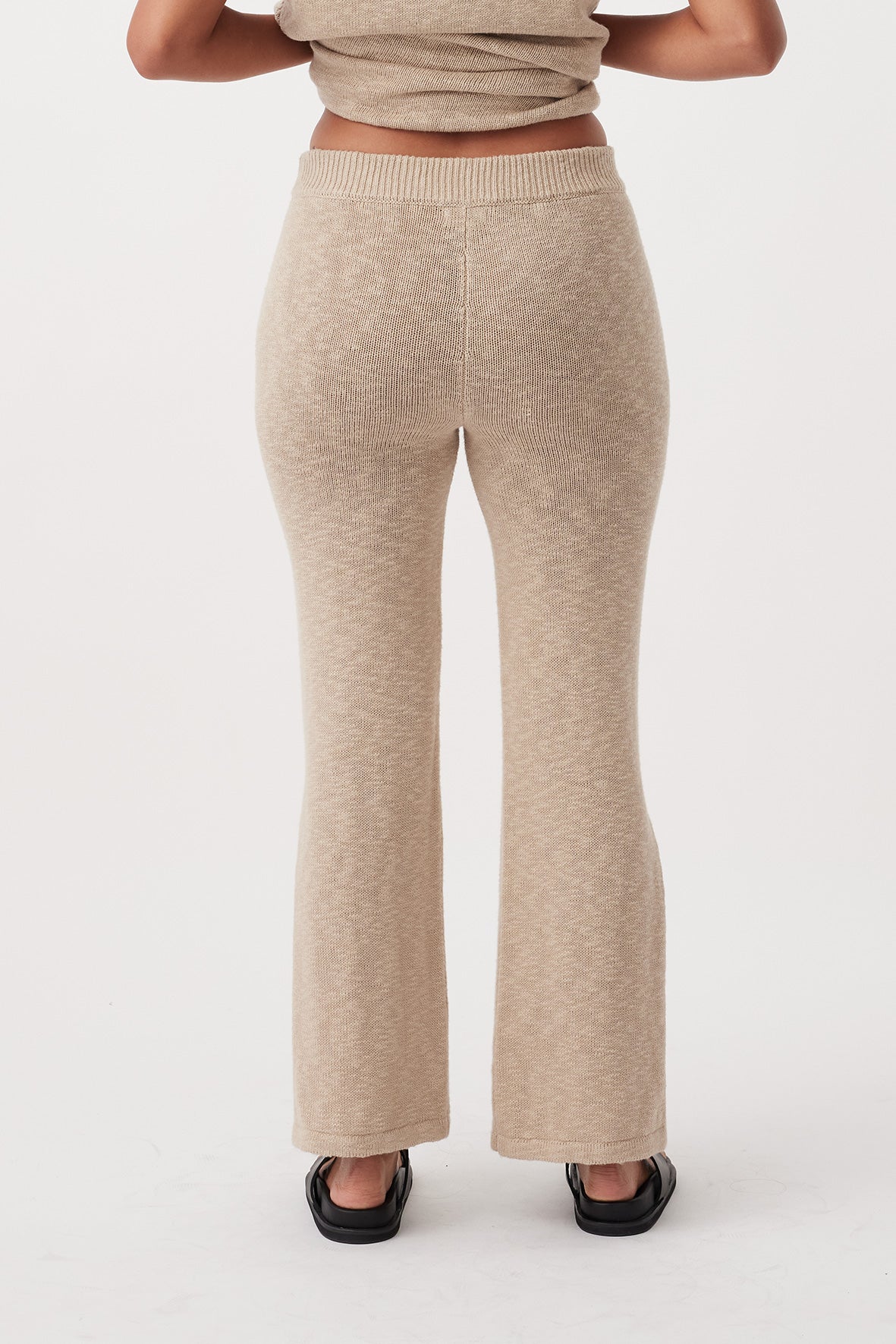 Emma Organic Pant - Taupe