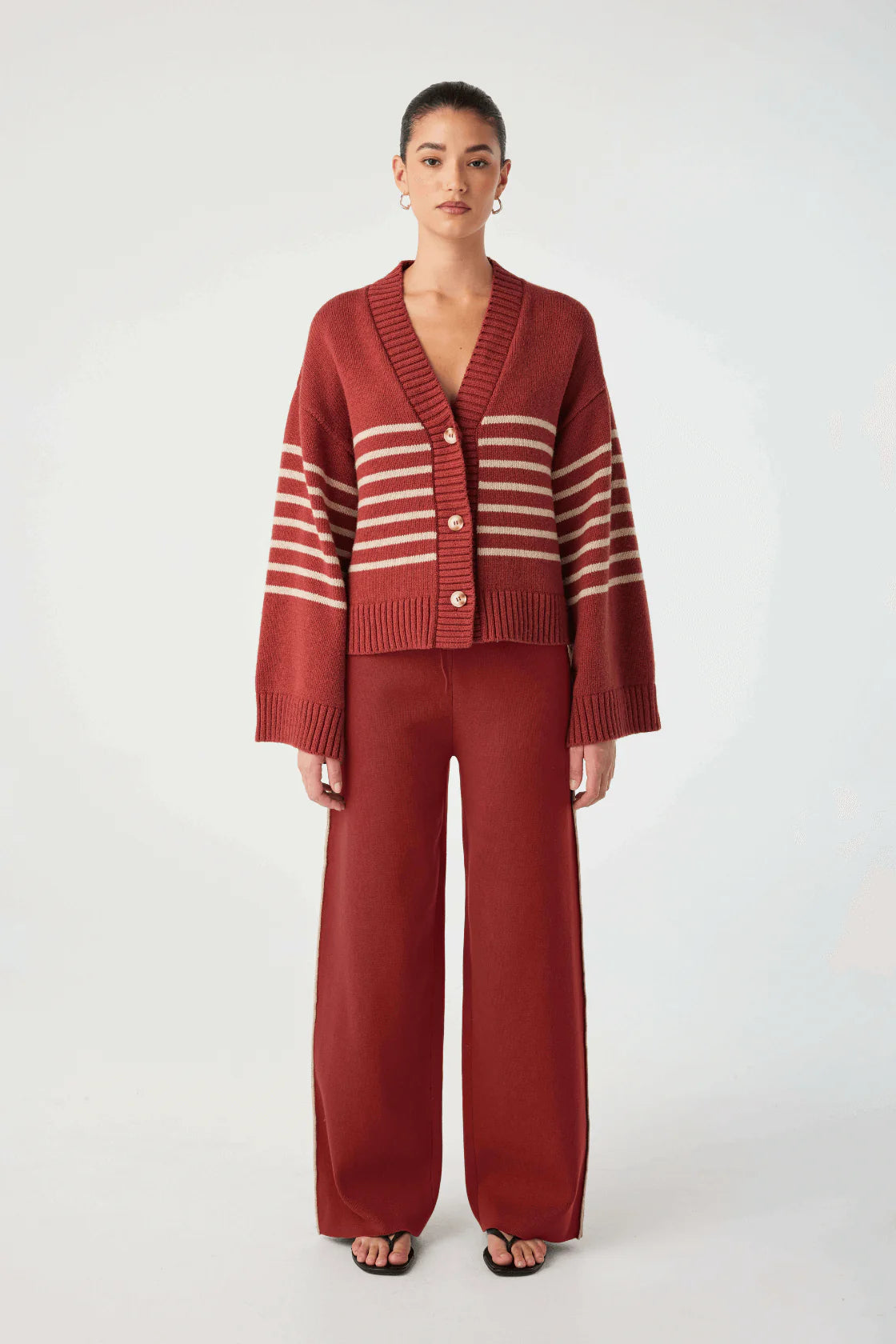 Milan Trackpant - Half Red