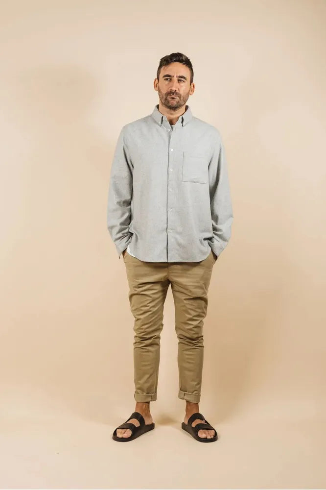 Woollen Plane Shirt - Melange