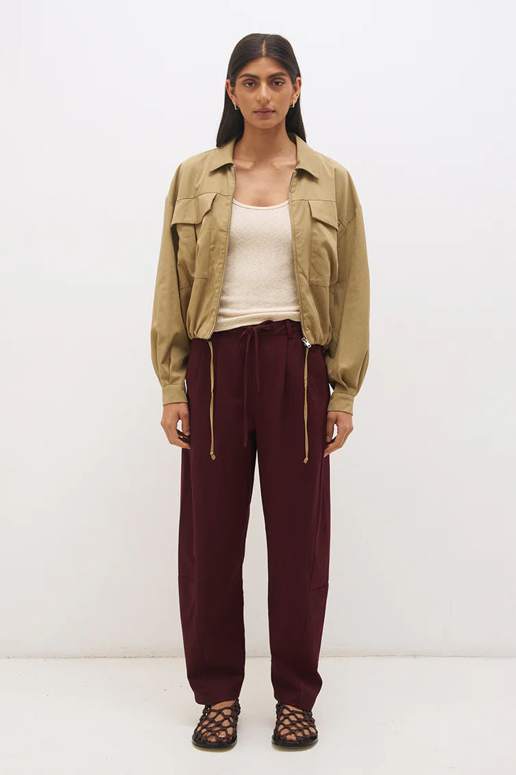 Alba Bomber Jacket - Faded Khaki