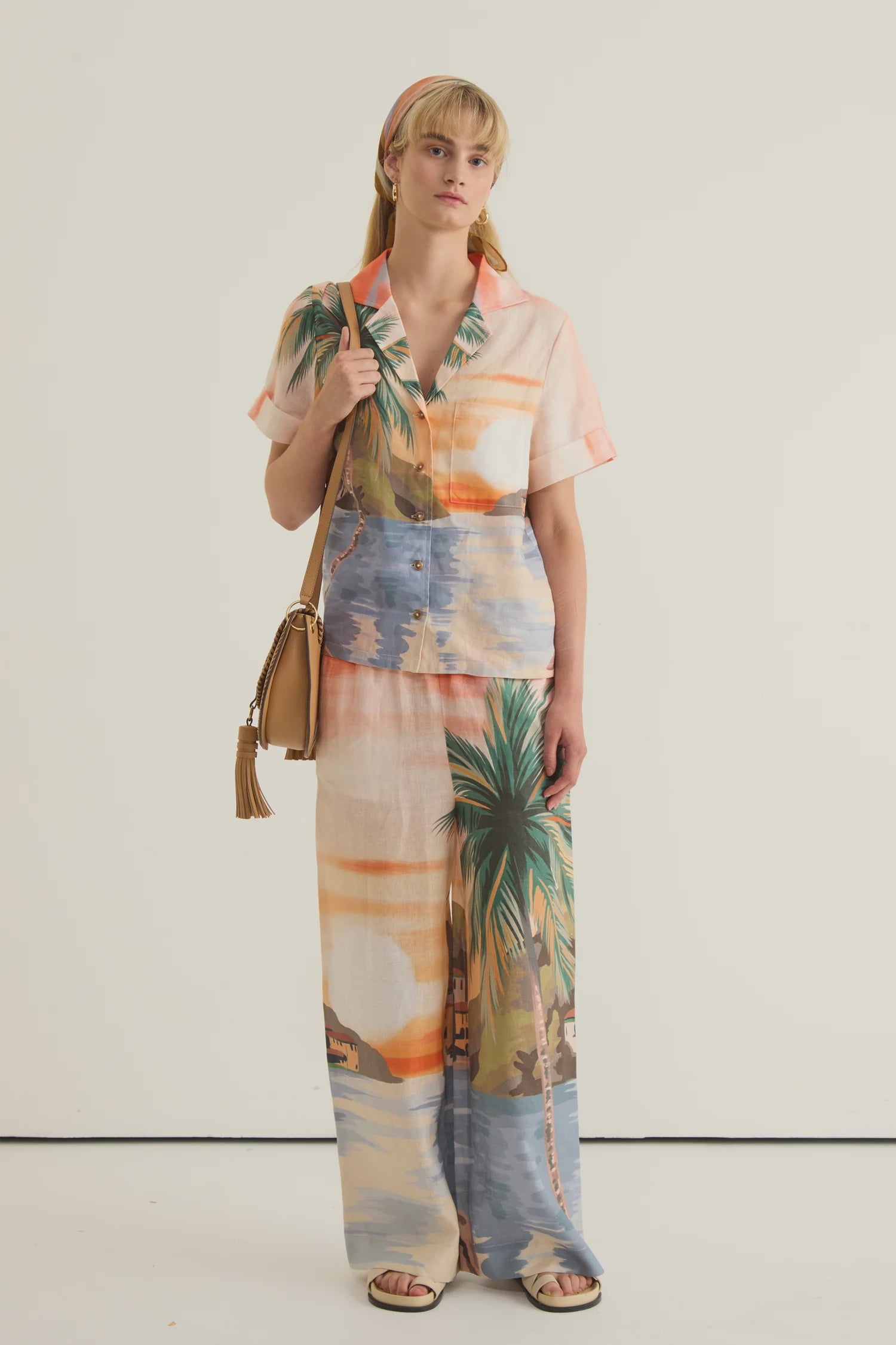 Cool Tropics Wide Leg Pant - Multi