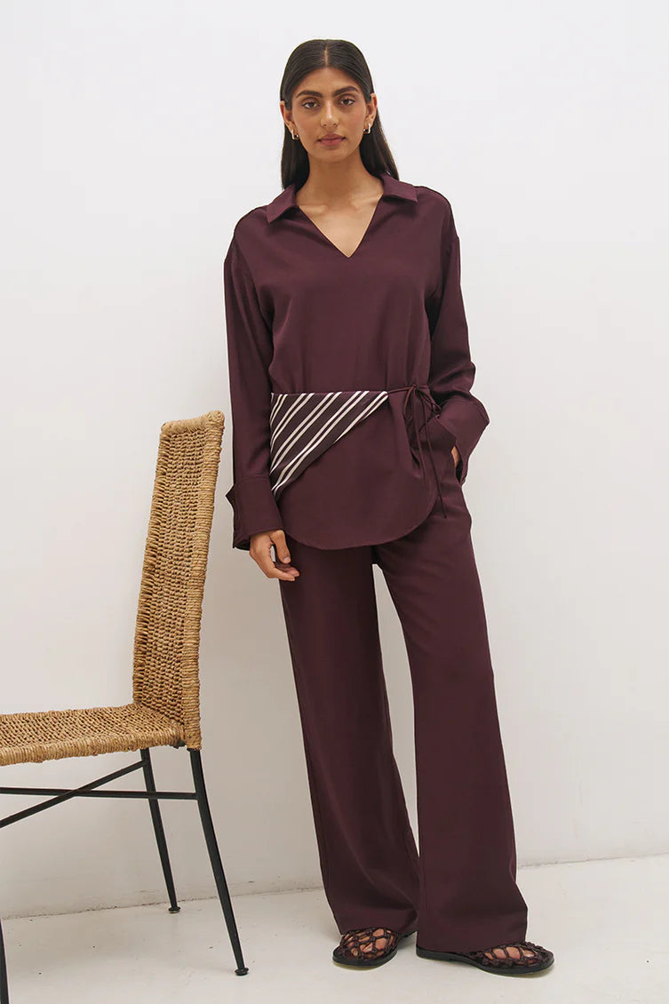 Elira Shirt - Bitter Chocolate