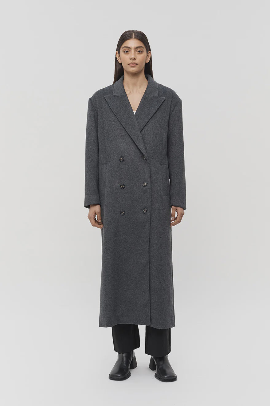 Kennedy Double Breasted Peacoat