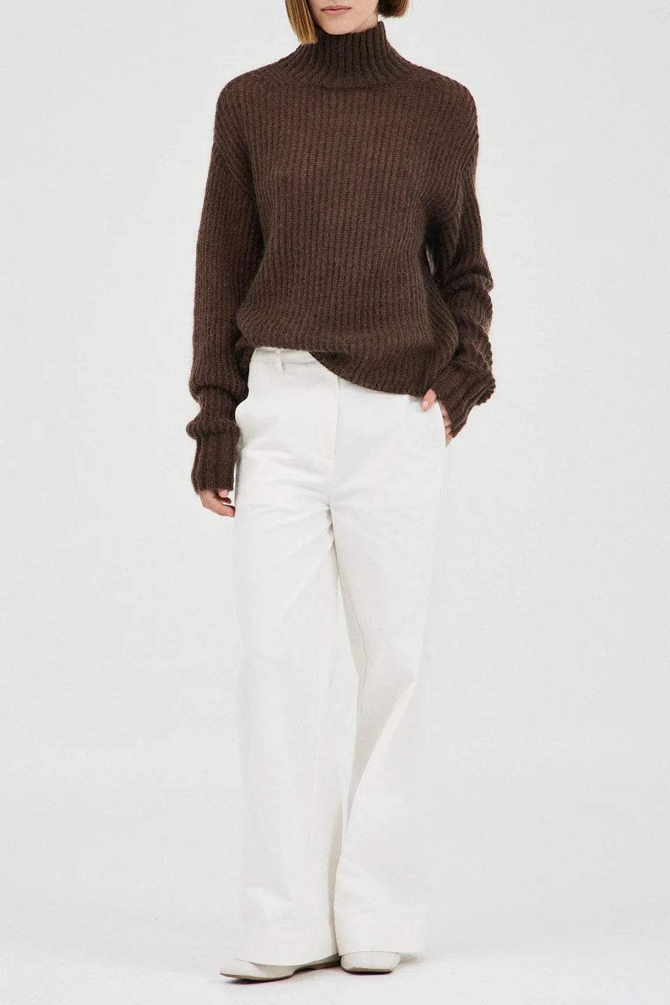 Ida Mohair Knit - Chocolate