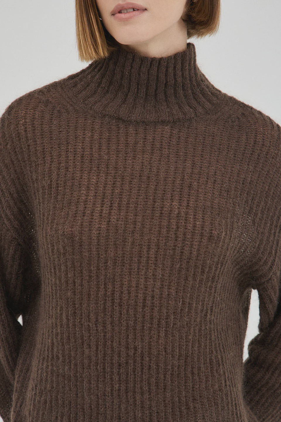 Ida Mohair Knit - Chocolate