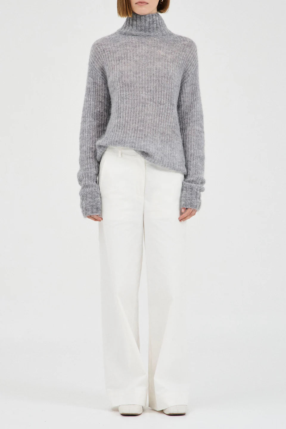 Ida Mohair Knit - Grey