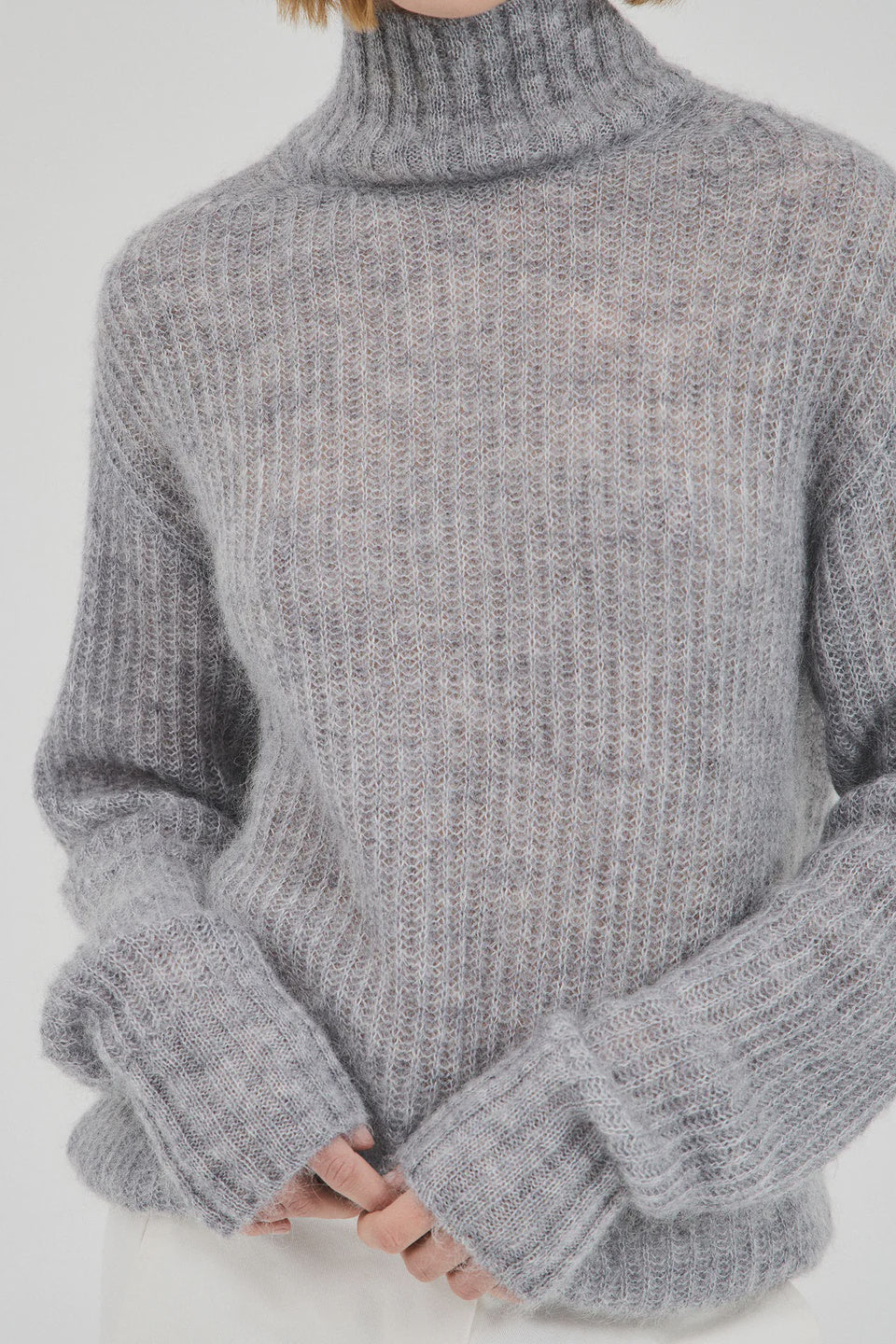 Ida Mohair Knit - Grey