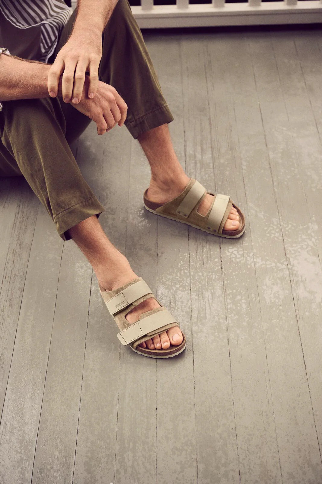 Uji Suede Leather - Taupe