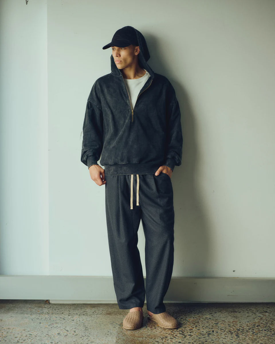 Wool Tapered Trackpant