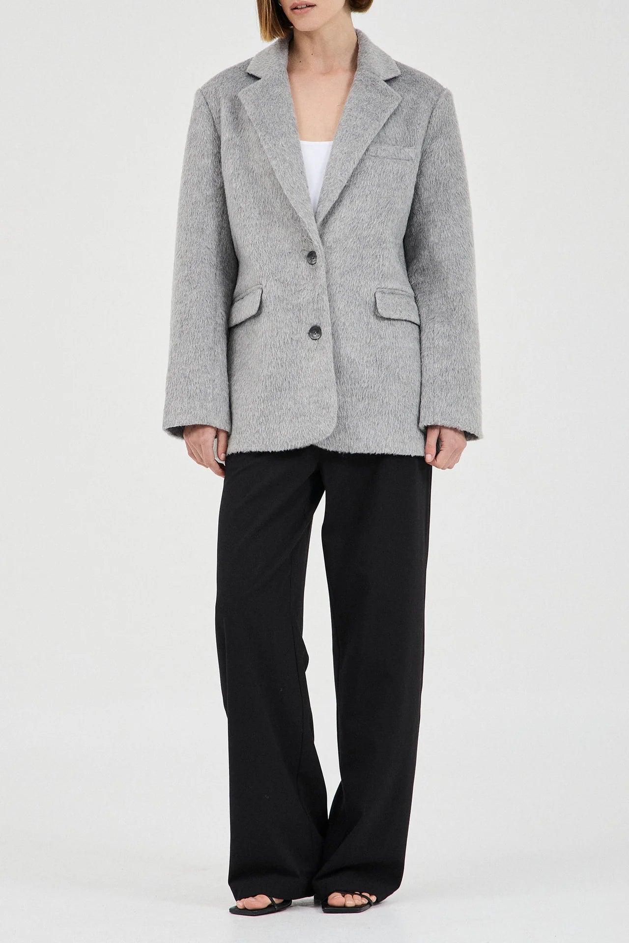 Frank Brushed Wool Blazer