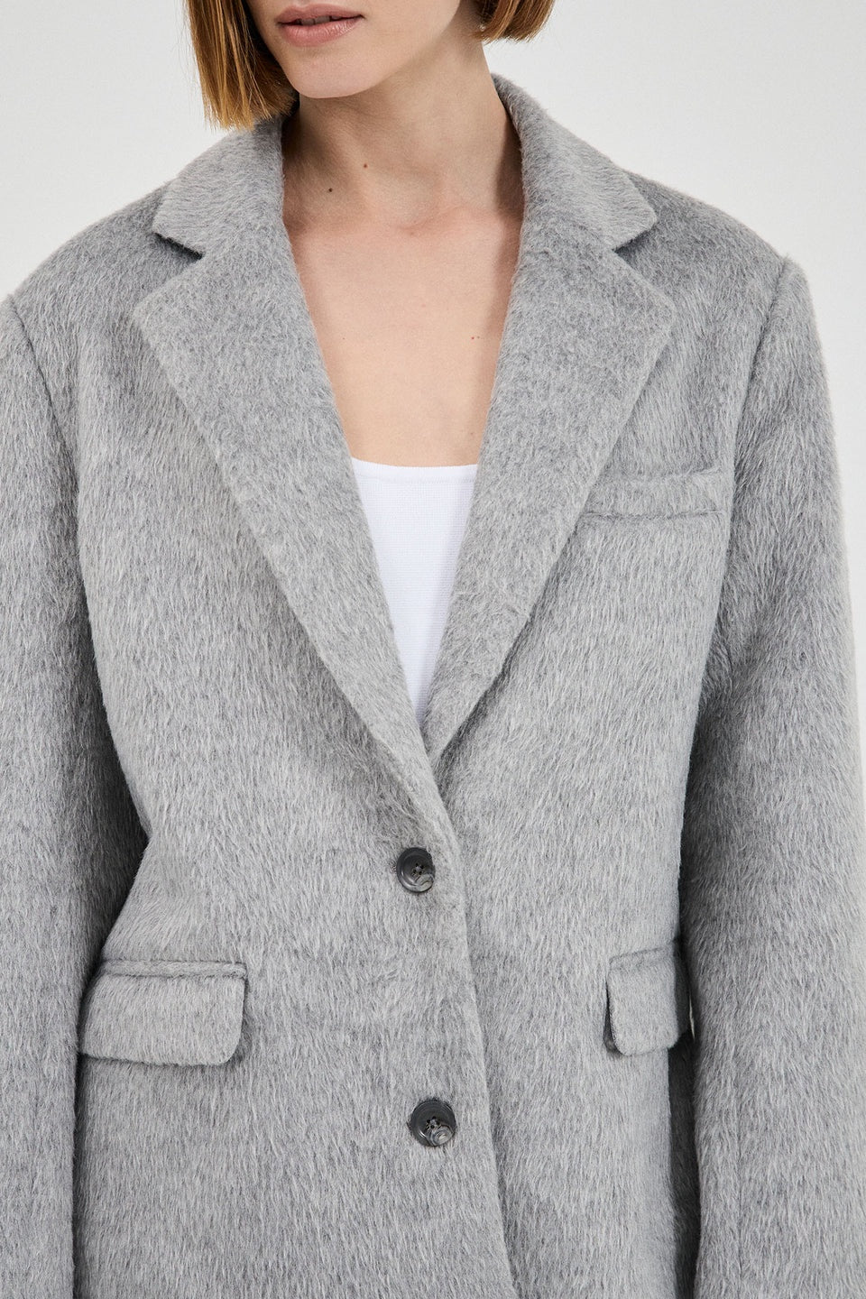 Frank Brushed Wool Blazer