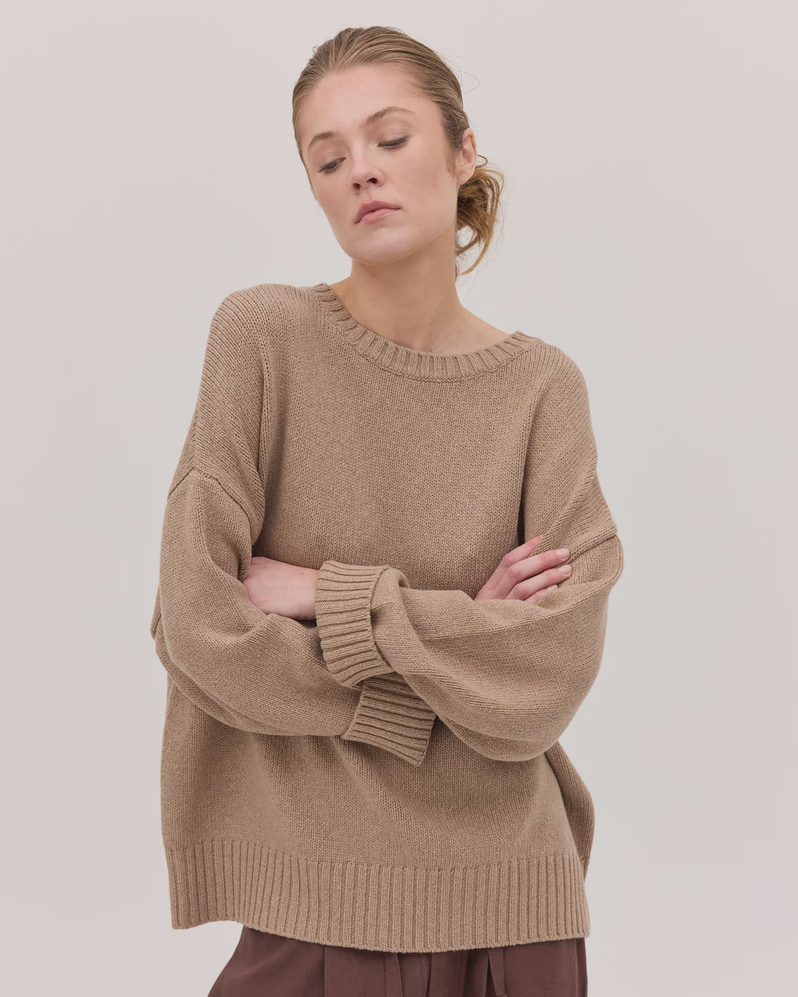 The Billow Sleeve jumper - Hazel