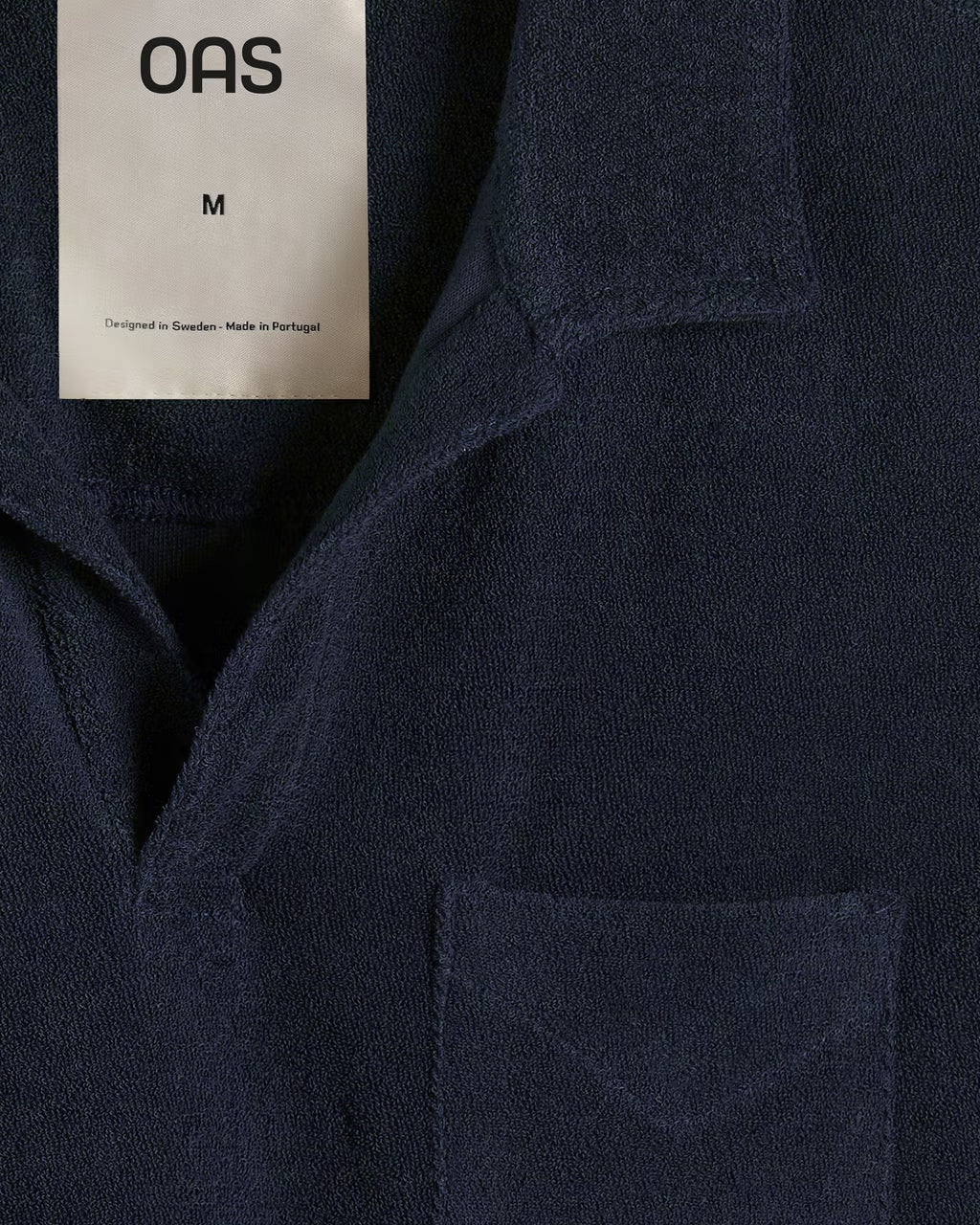 Terry Polo Shirt - Navy