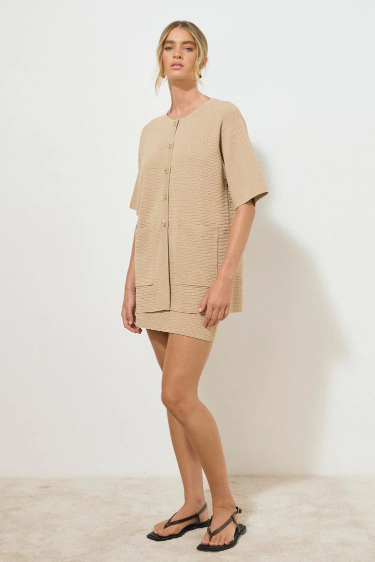 Memoir Knit Top - Stone