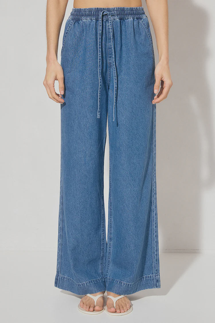 Indigo Denim Pant - Mid Blue