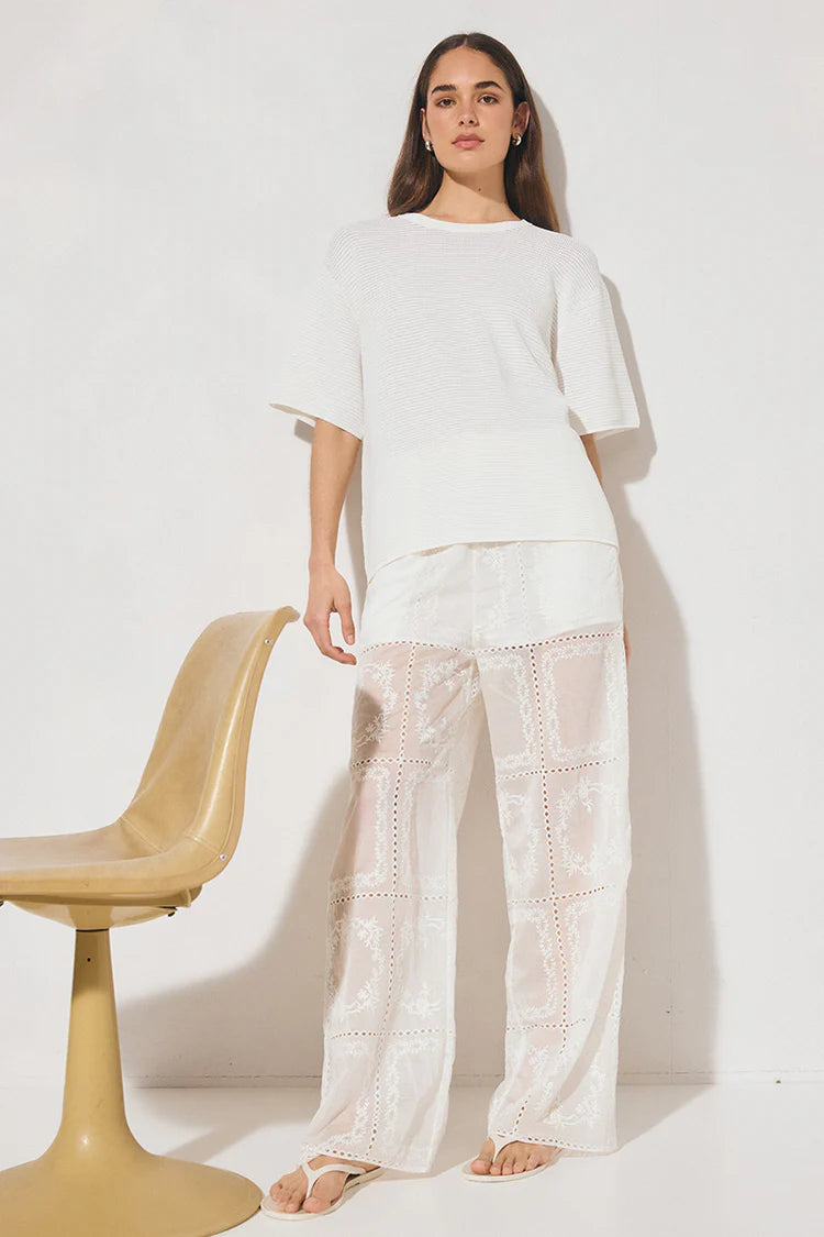 Soma Knit Tee - White