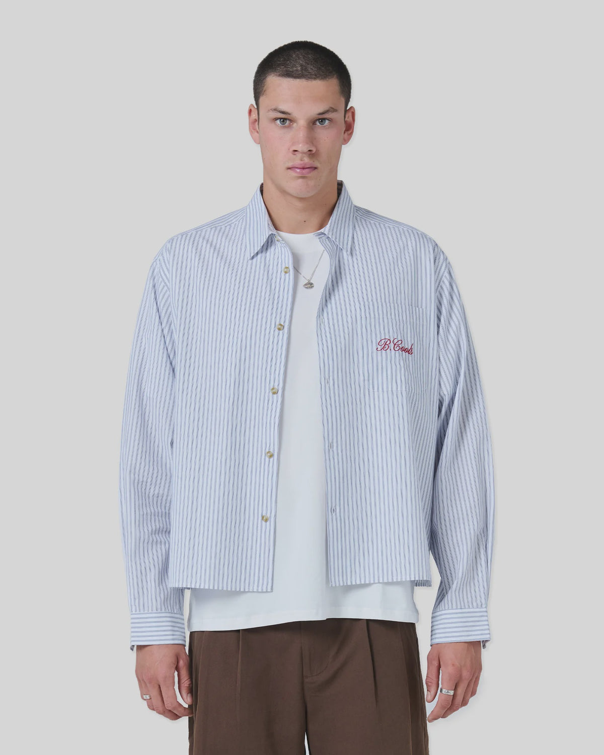 Scribe Shirt - White Stripe