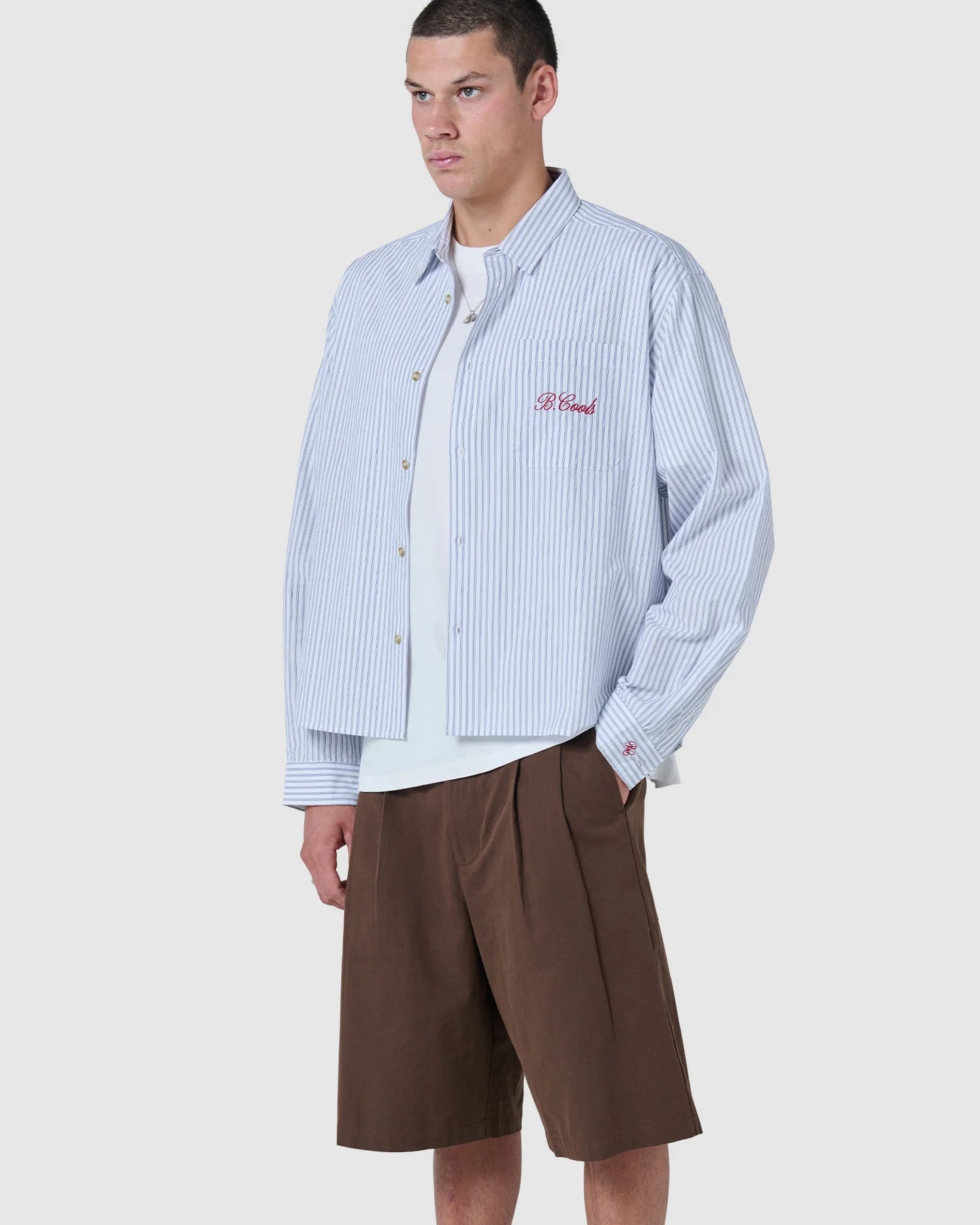 Scribe Shirt - White Stripe