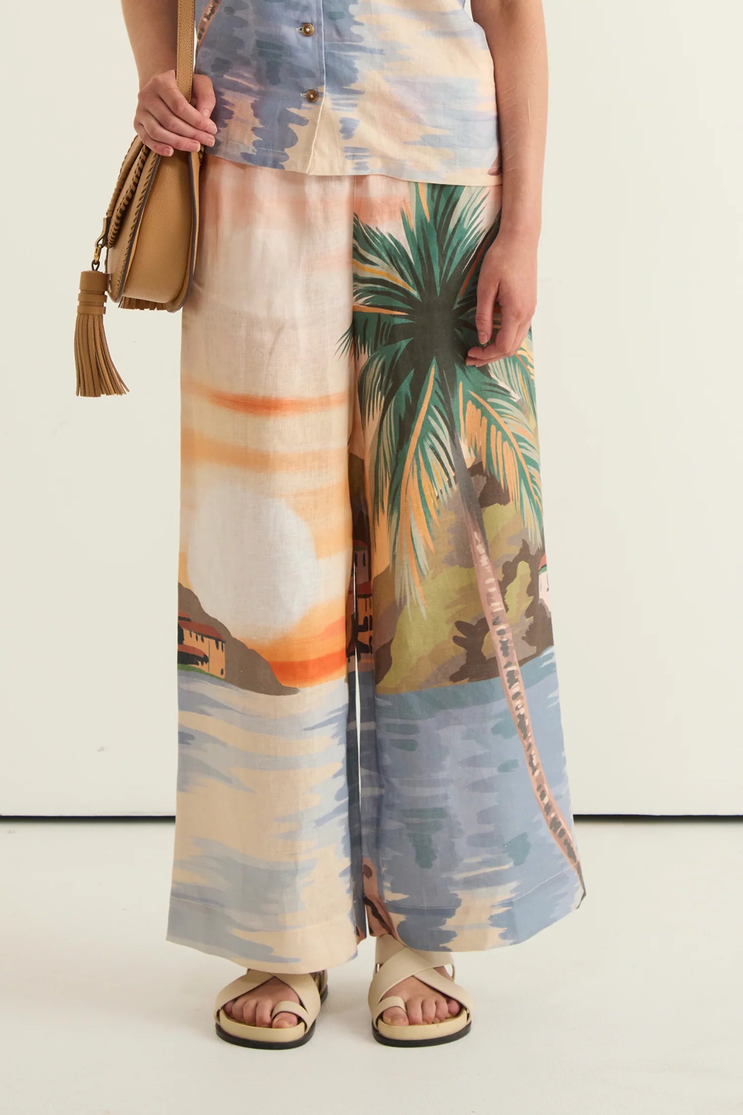 Cool Tropics Wide Leg Pant - Multi