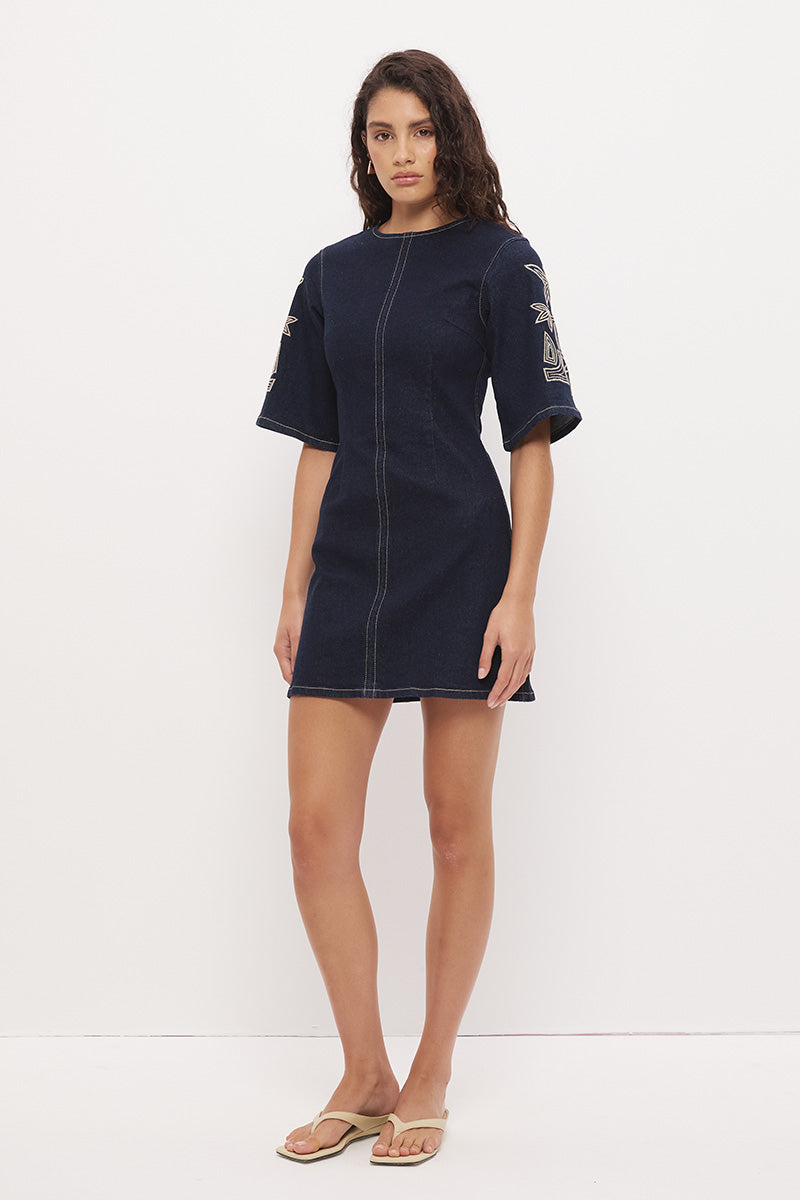 Cora Mini Dress - Ink