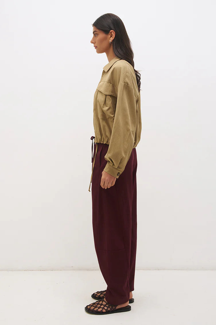 Alba Bomber Jacket - Faded Khaki