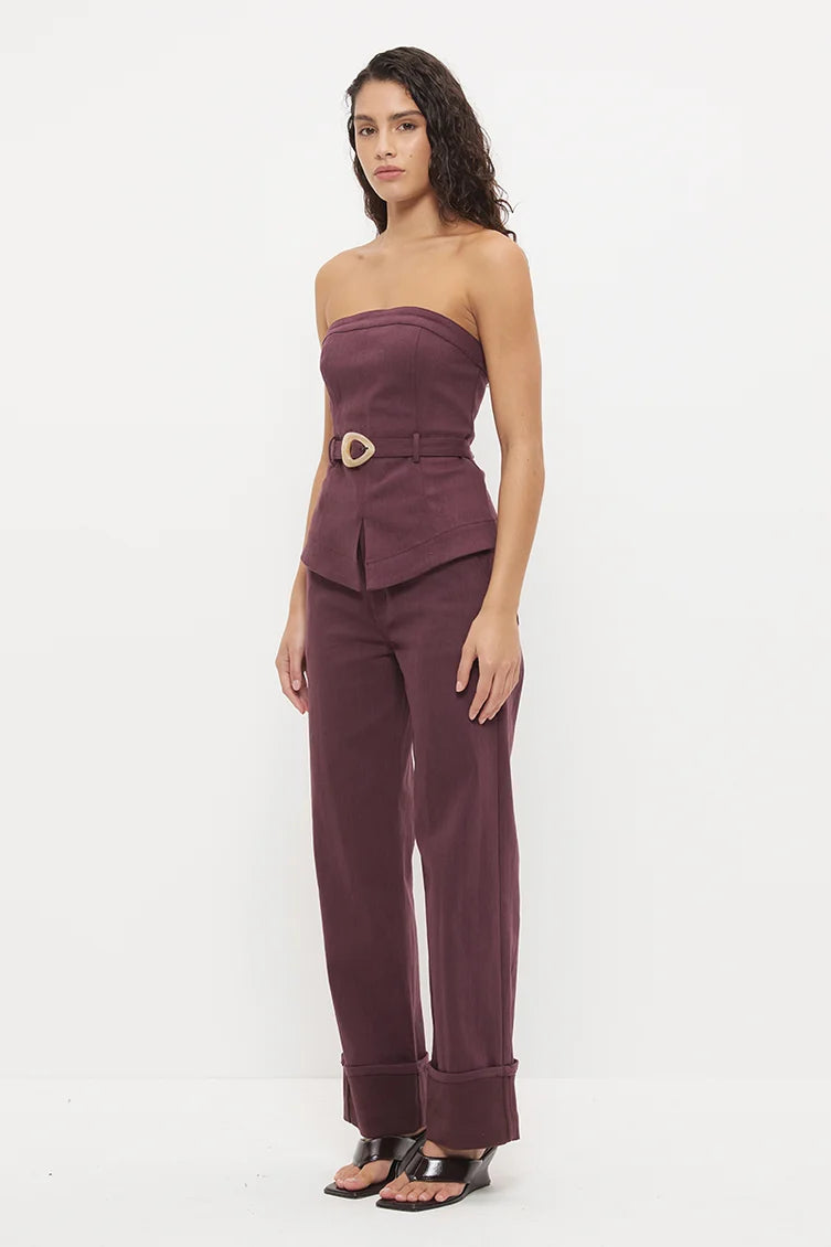 Hart Bodice - Dusty Plum