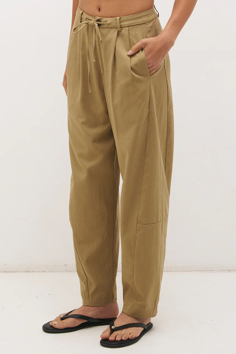 Alba Pant - Soft Khaki