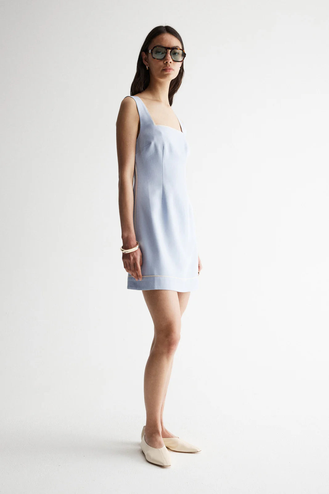 Luccia Dress - Cornflour Blue