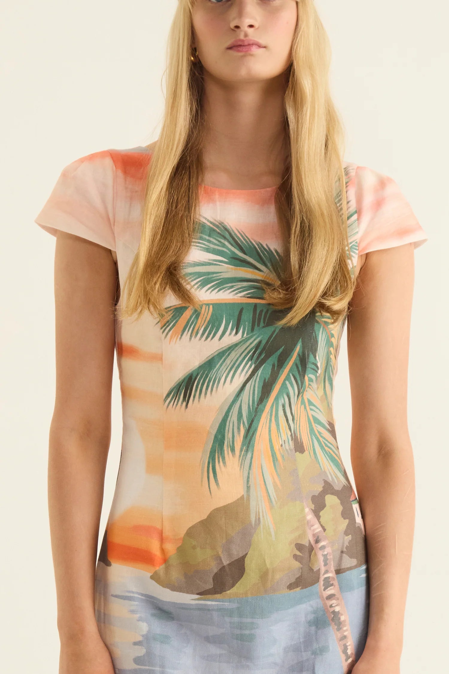 Cool Tropics Mini Dress - Multi