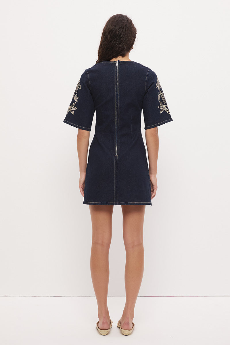 Cora Mini Dress - Ink