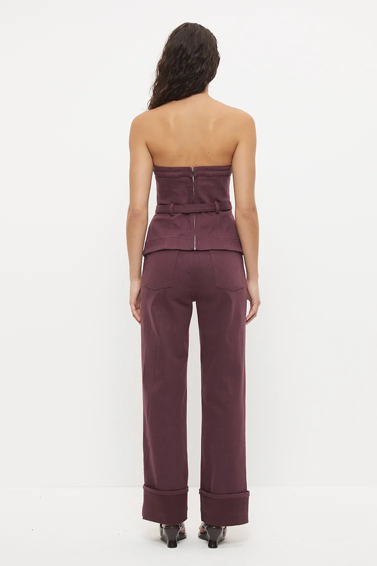 Hart Bodice - Dusty Plum