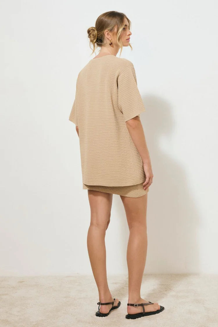 Memoir Knit Top - Stone