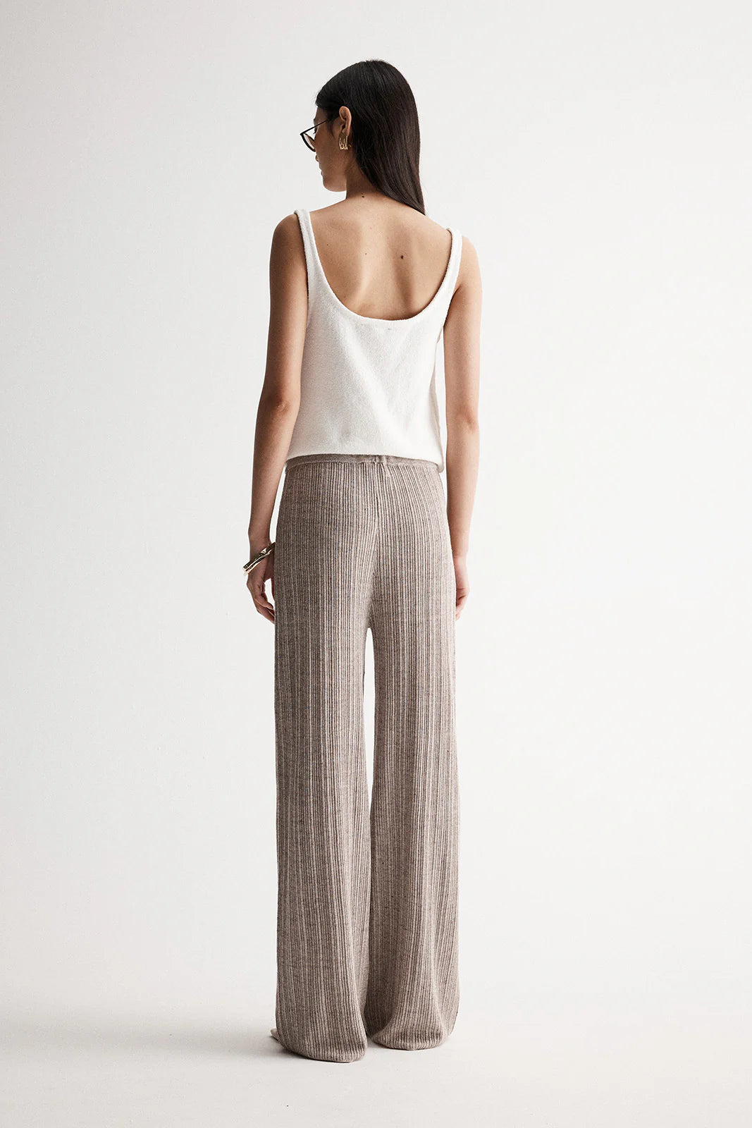 Oscar Knit Pant - Dark Taupe