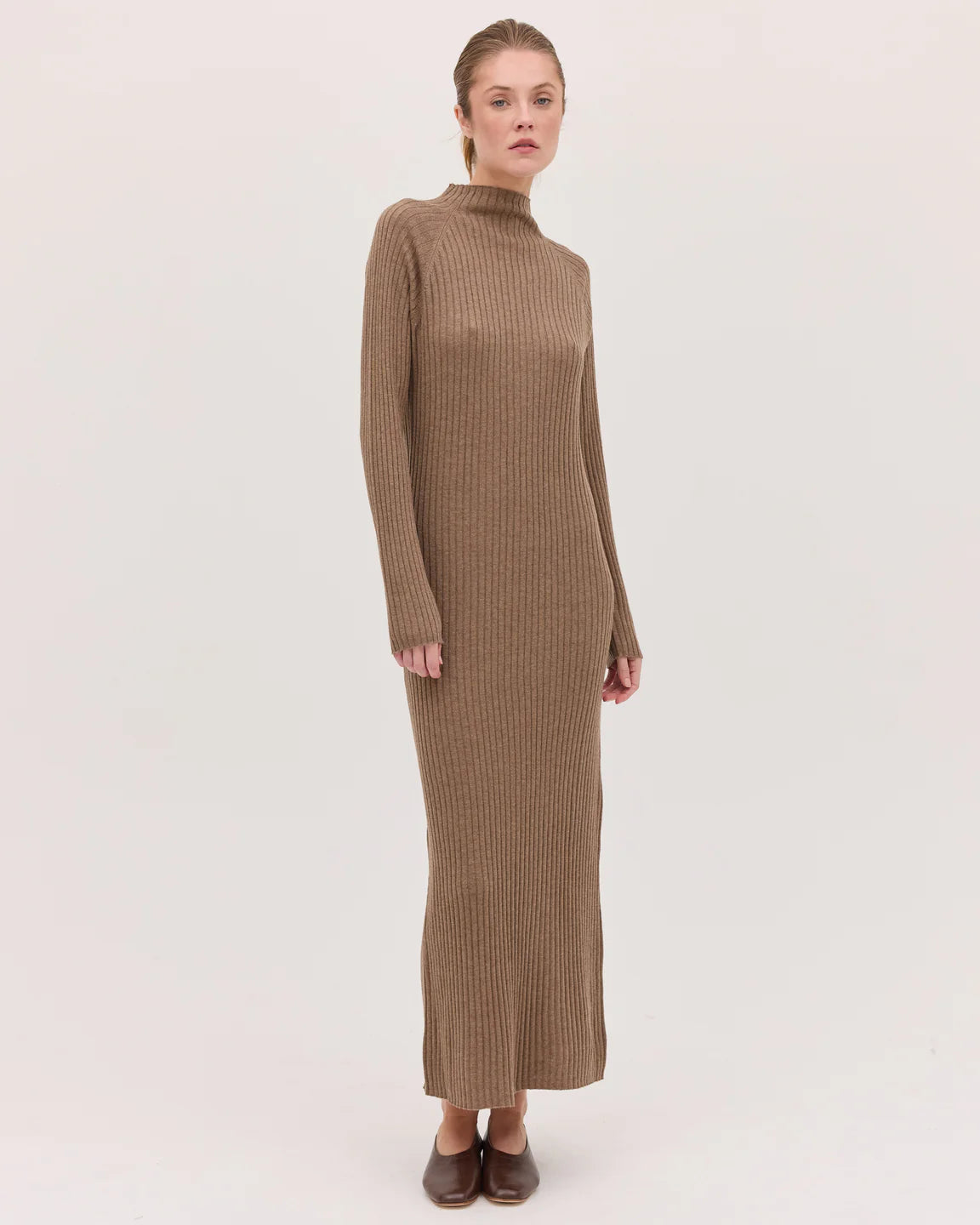 The Rib Knit Dress - Hazel