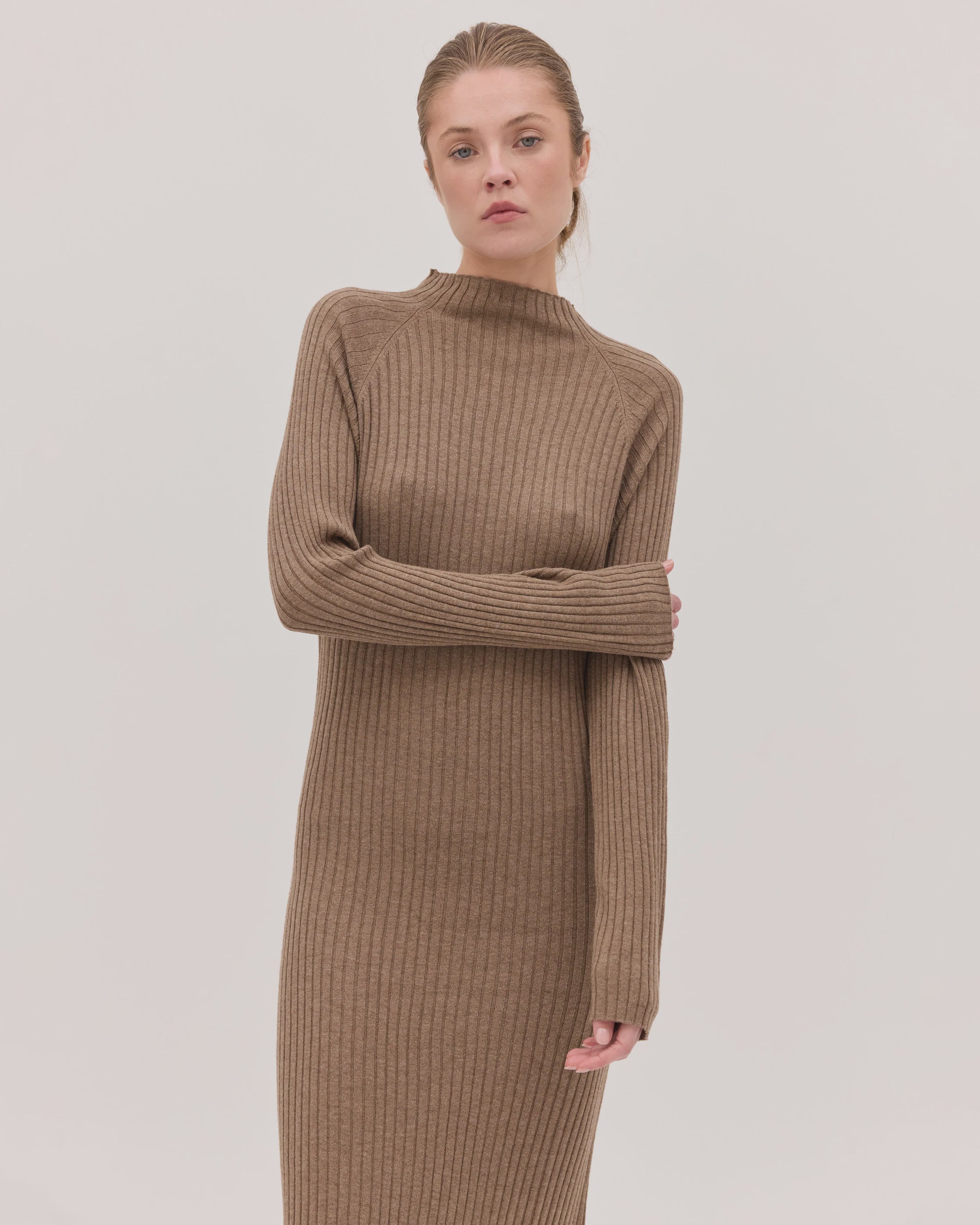 The Rib Knit Dress - Hazel