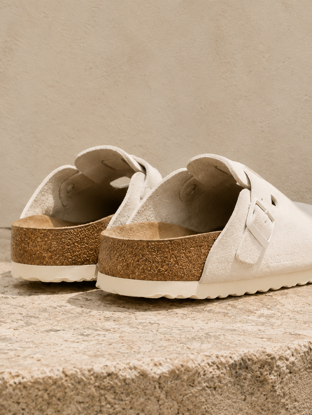 Boston SFB Suede Antique White - Regular