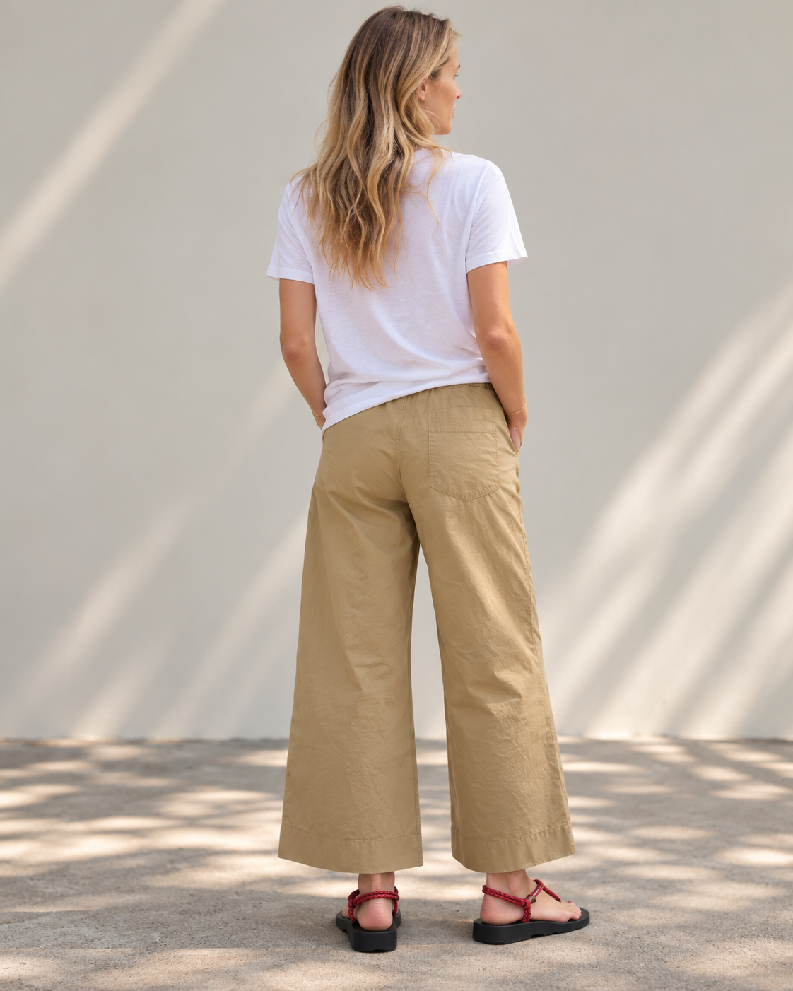 Potts Cotton Pant - Beige