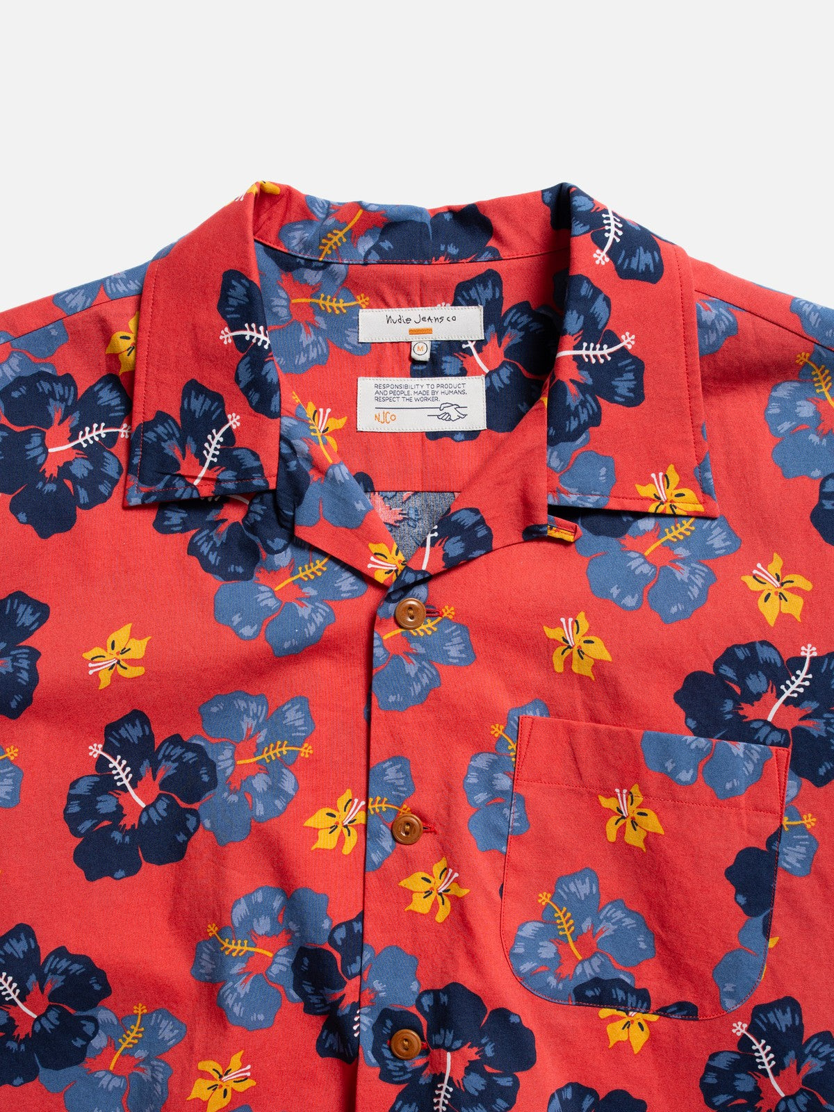 Arthur Flower Hawaii Shirt Red