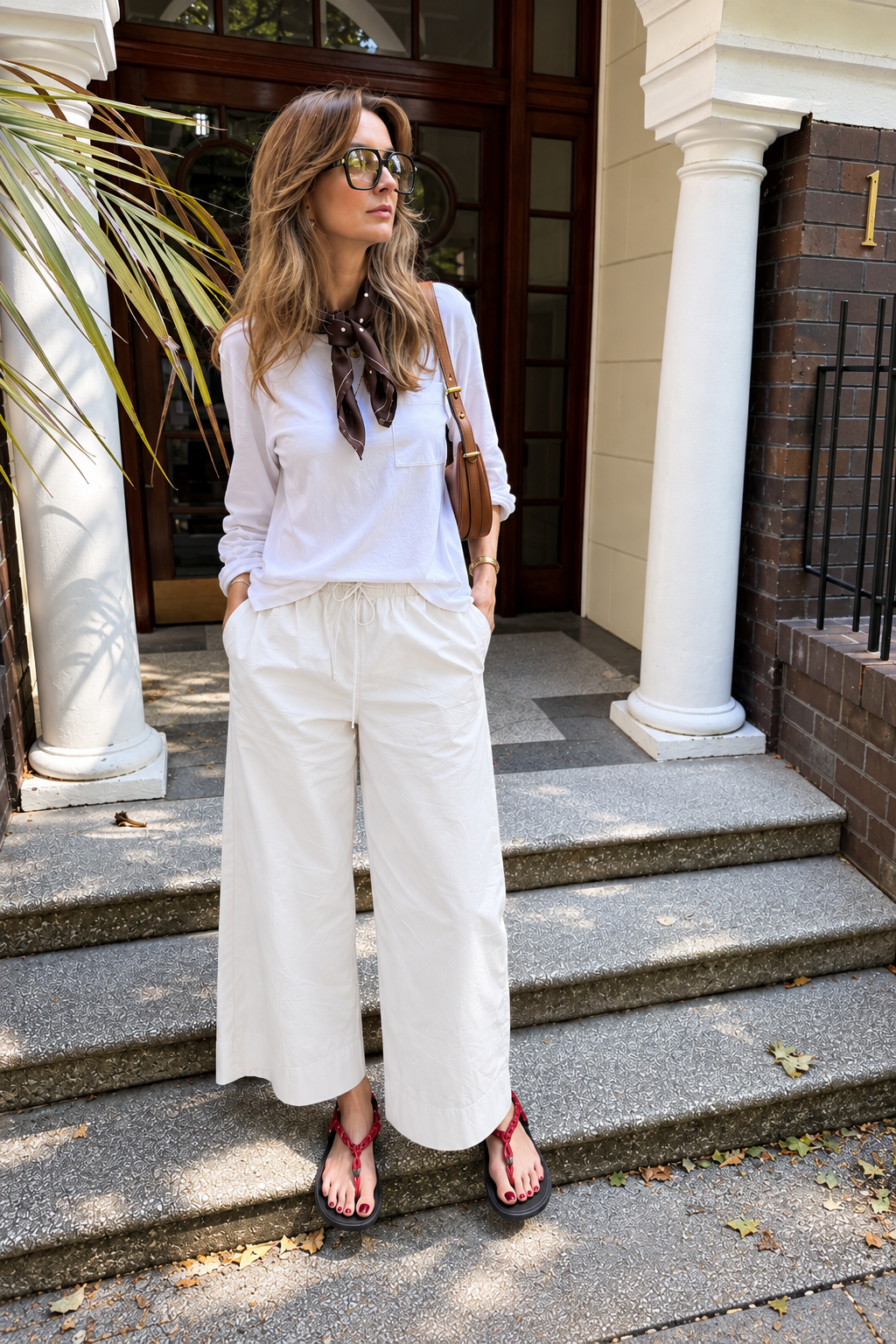 Potts Cotton Pant - White