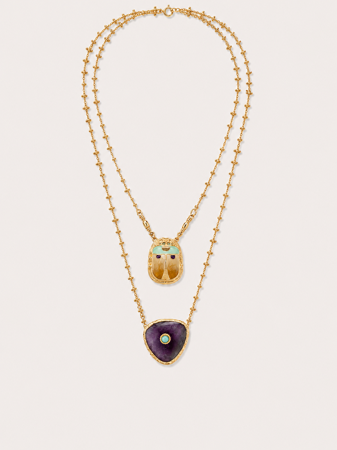 Scaramouche Scapular Necklace - Beetle