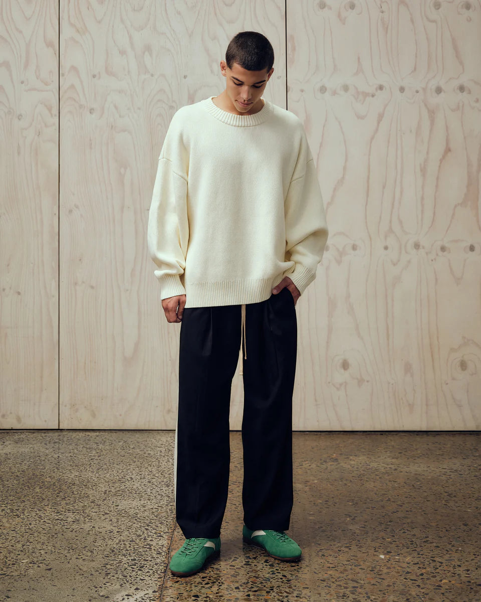 Cotton Crew Neck Sweater