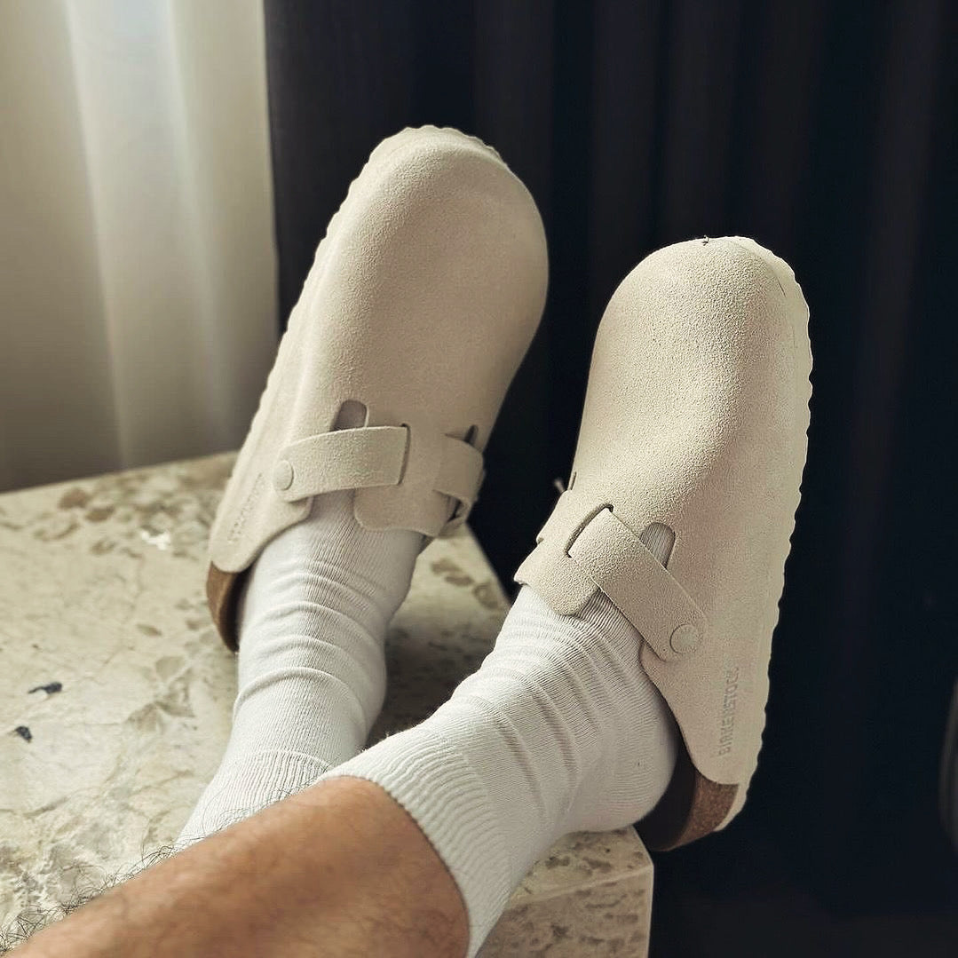 Boston SFB Suede Antique White - Regular