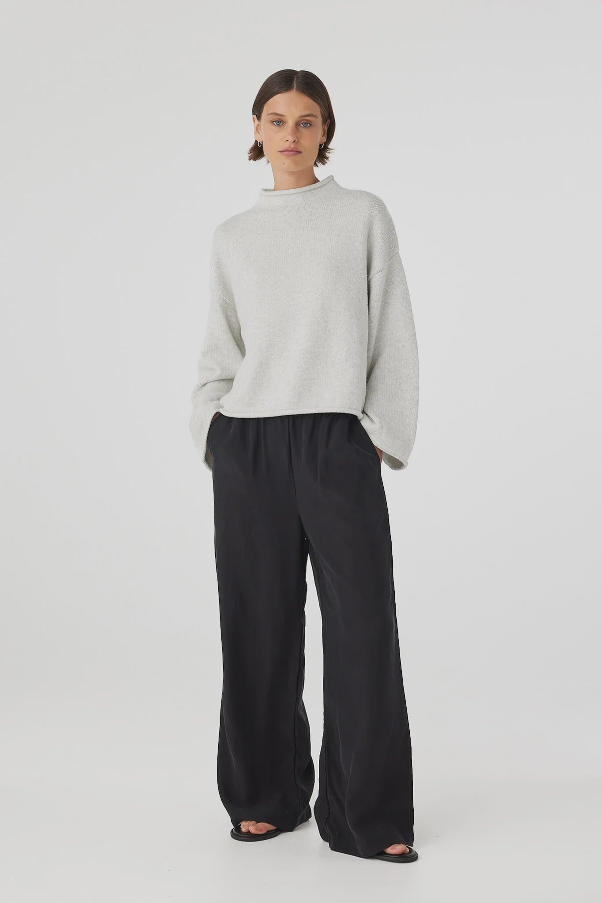 Maeve Sweater - Snow Marle