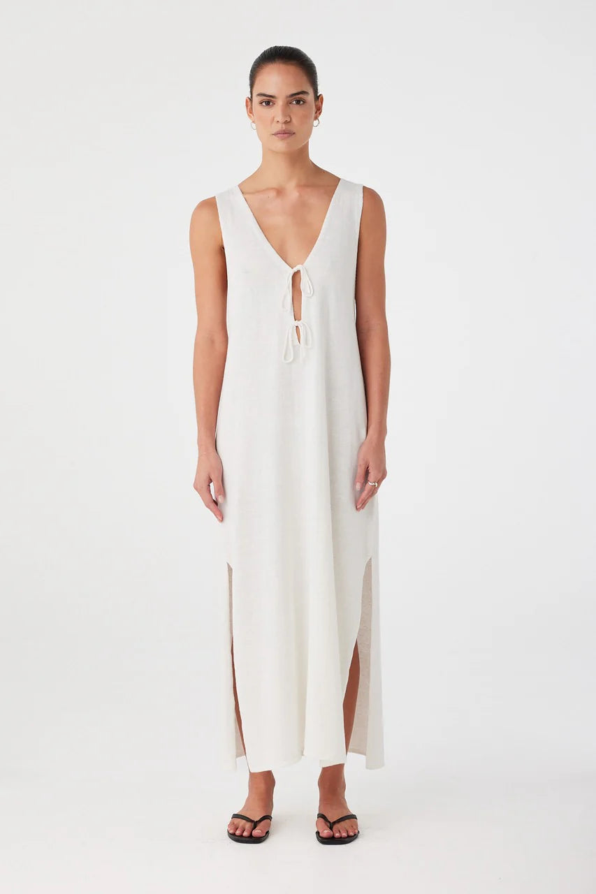 Poppy Maxi Dress - Creme