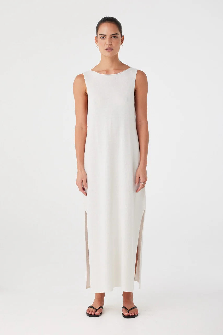 Poppy Maxi Dress - Creme