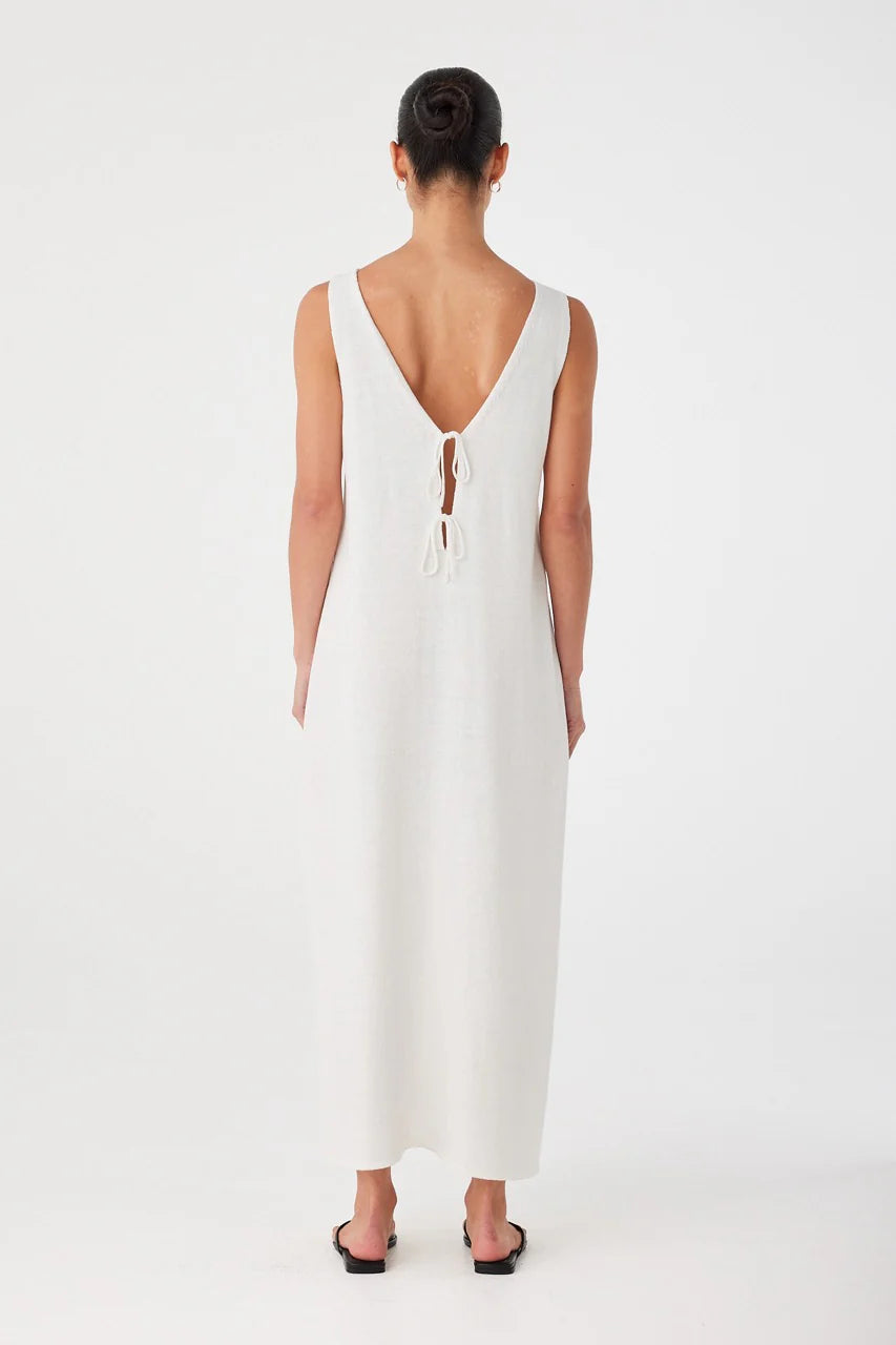 Poppy Maxi Dress - Creme