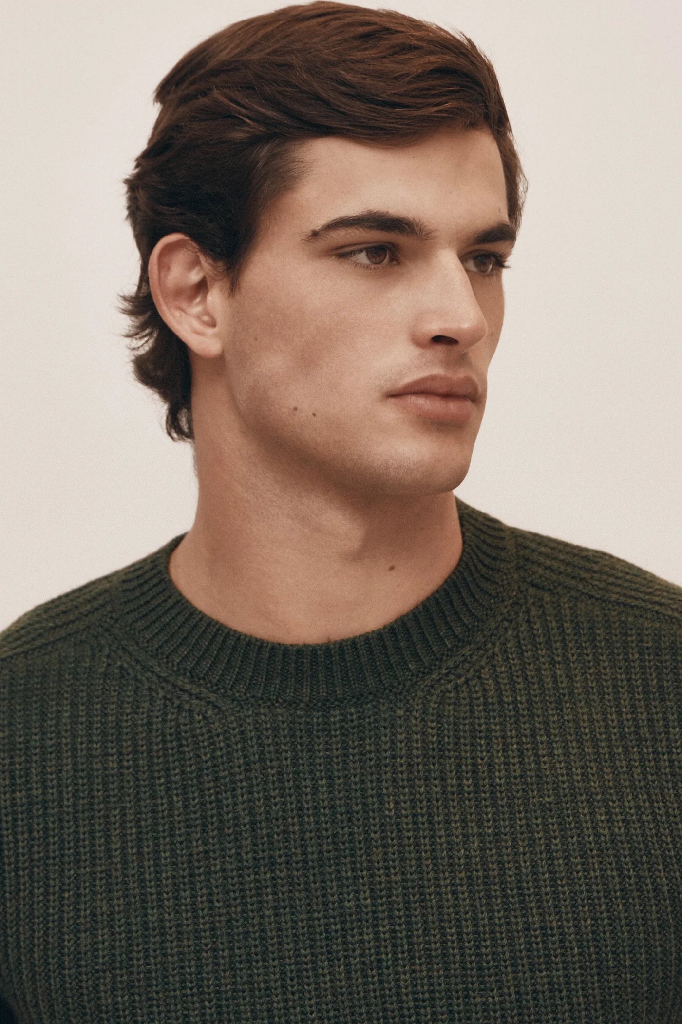Merino Sweater - Deep Olive