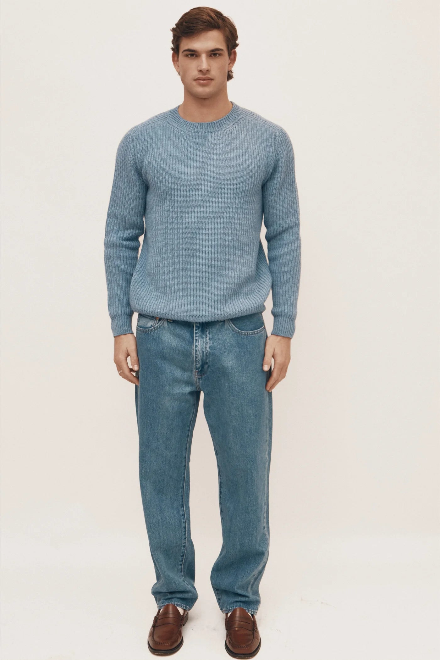 Merino Sweater - Soft Blue
